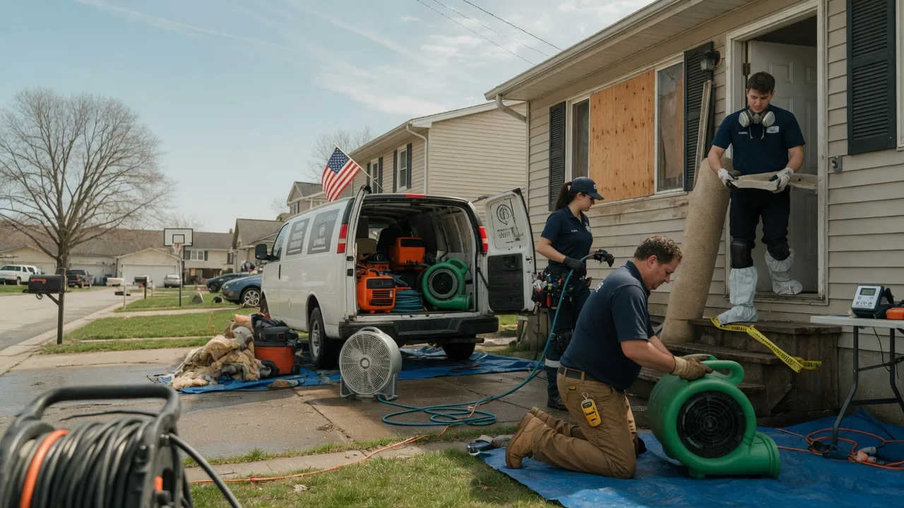 Water Damage Restoration in Standard, IL near me